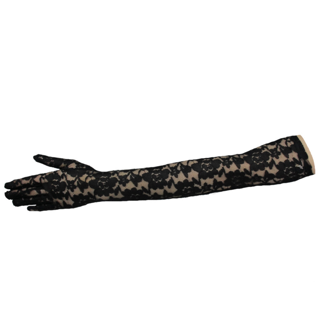 Guipure Lace Opera Gloves