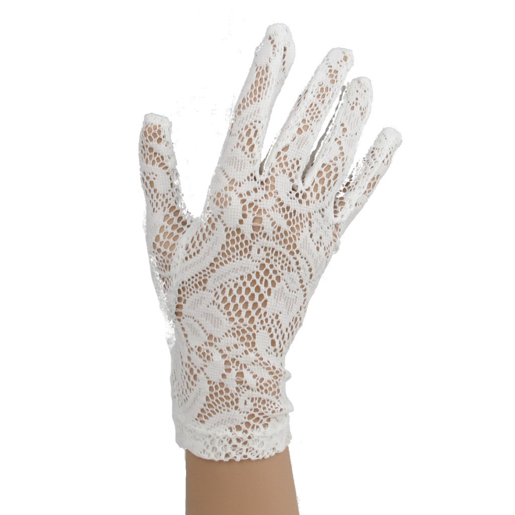 Italian Lace Gloves - Wrist