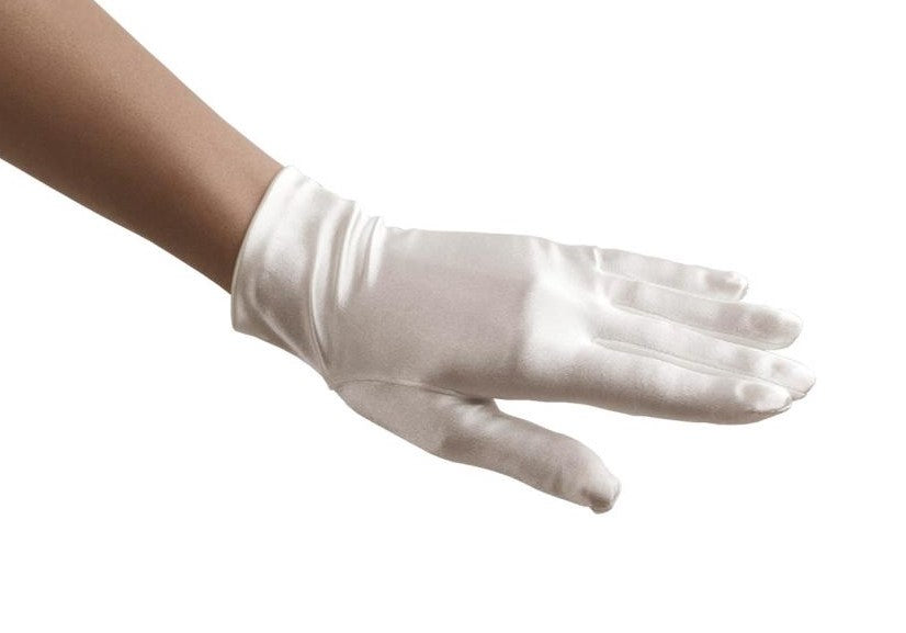 Short Satin Gloves