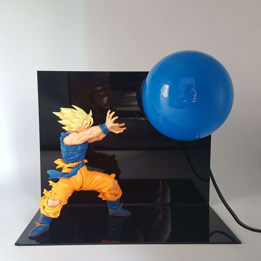 Lampe Dragon Ball Z Goku Blue Kamehameha - L'Univers Otaku