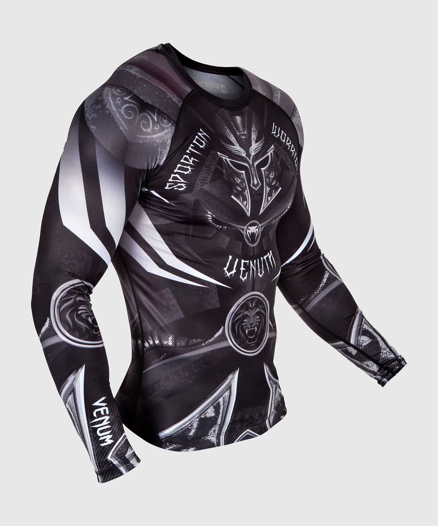 MMA Rashguard Venum Hombre Argentina - Electron 3.0 Corta Sleeve Gris