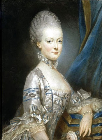 Marie-Annetoinette-wearing-an-18th-century-style-choker