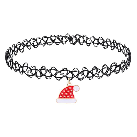 bodyj4you-santa-tattoo-choker-necklace-holiday-gift