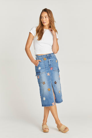 JEANS DAMA CARGO REF 9671 – Denim Blue