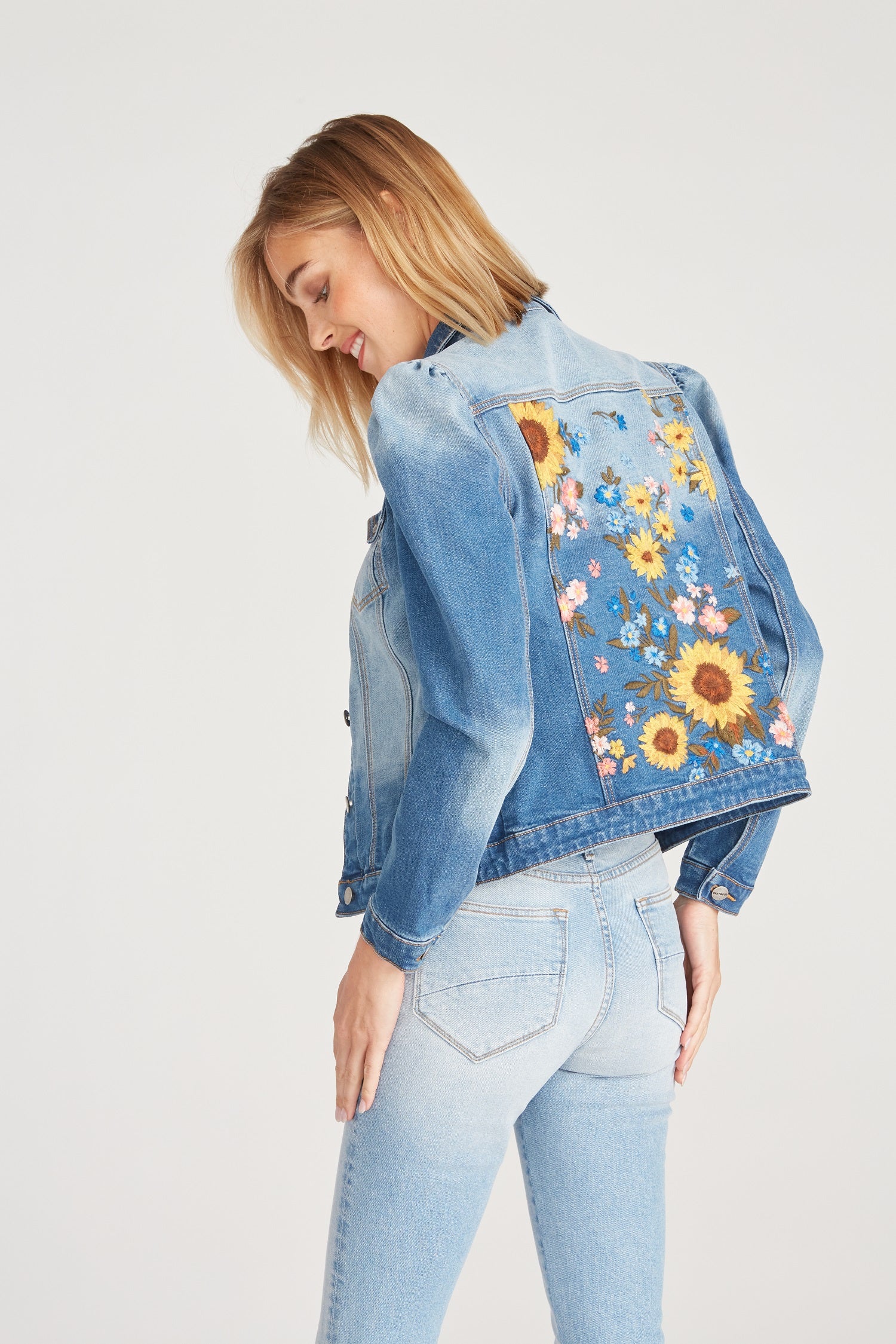 Gigi Puff Sleeve Jacket - Sunflower – Driftwood Jeans