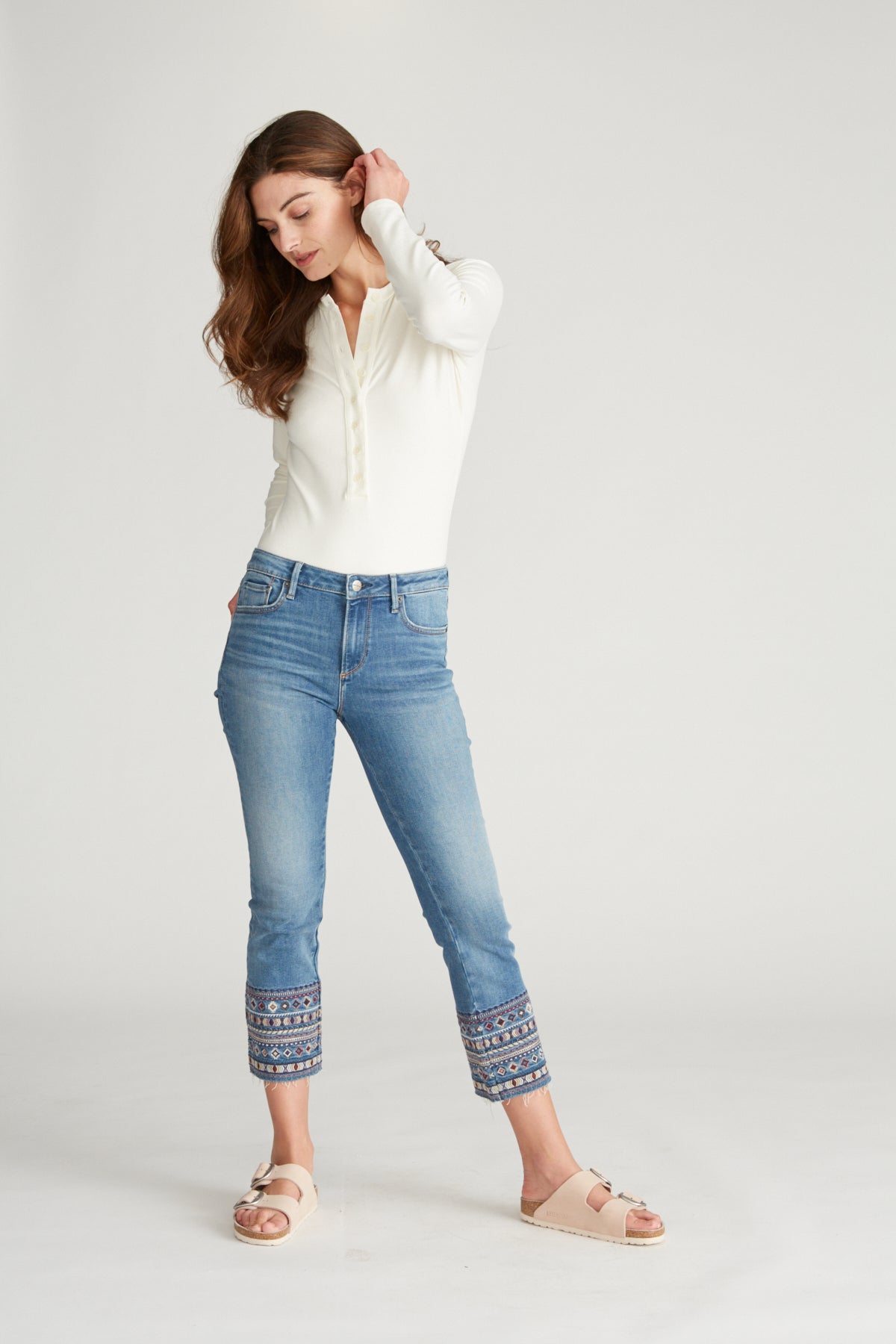Colette Straight Crop - Bliss – Driftwood Jeans
