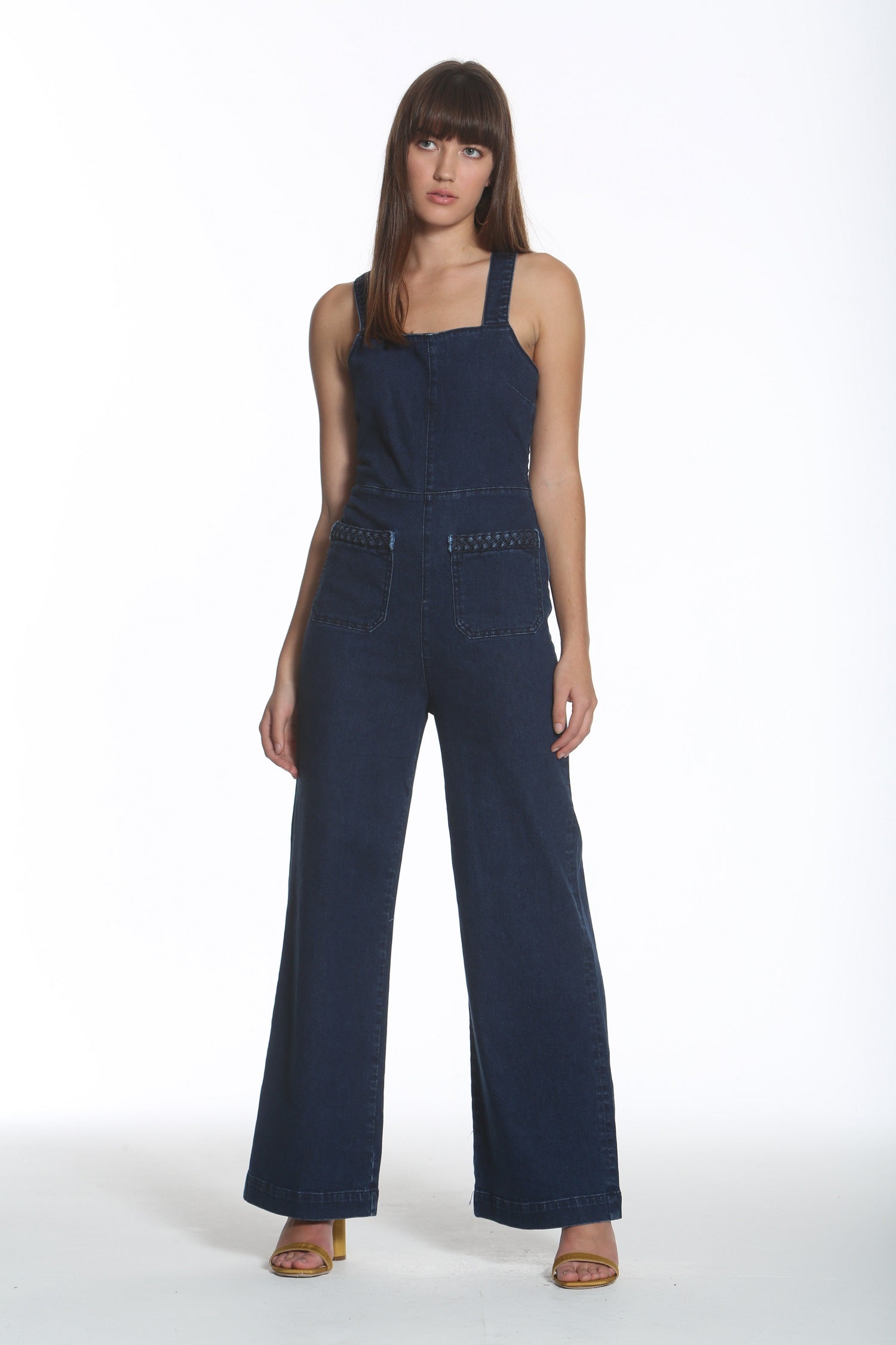 Phoebe Jumpsuit - Blue Braid – Driftwood Jeans