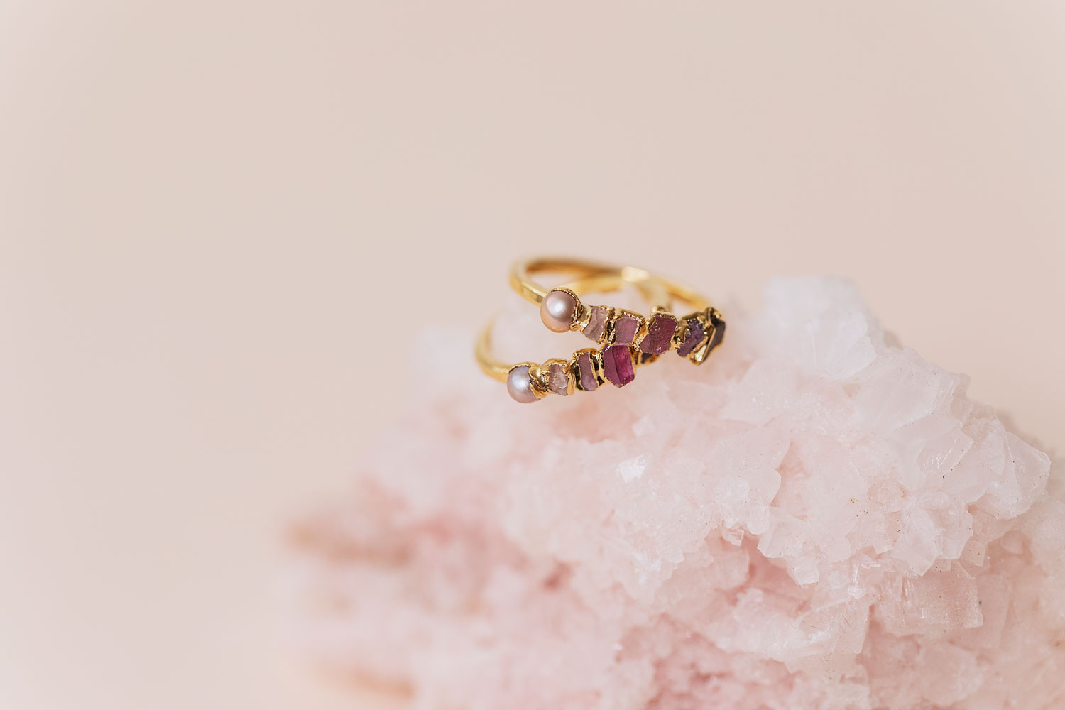 Pink Ombre Ring by Dani Barbe