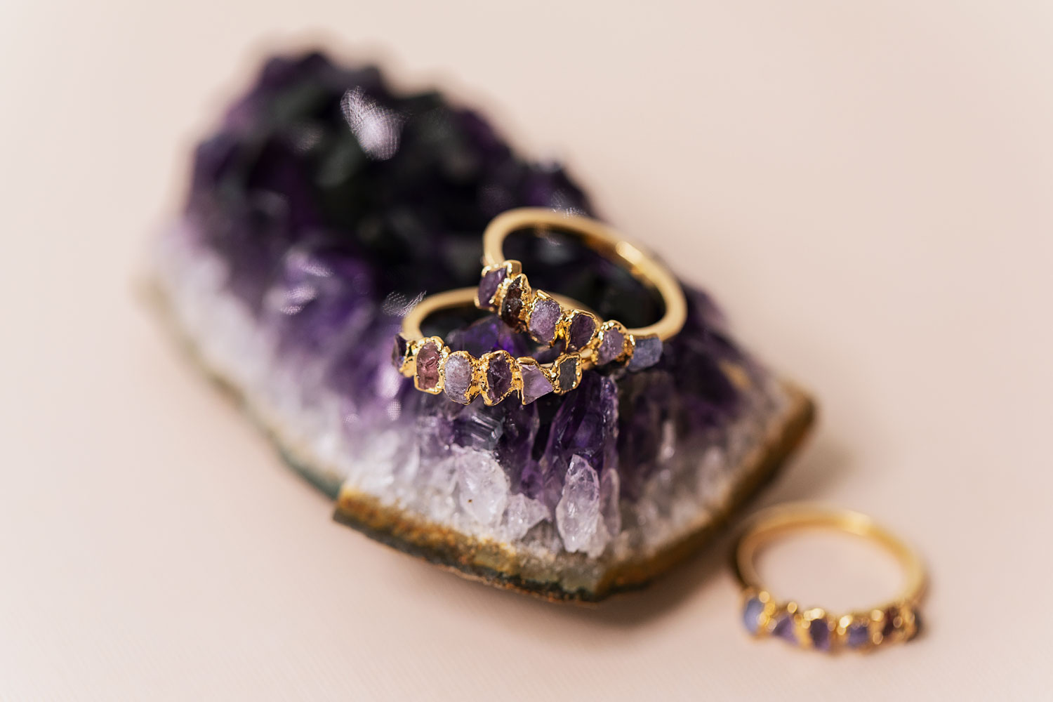 Purple Ombre Ring by Dani Barbe