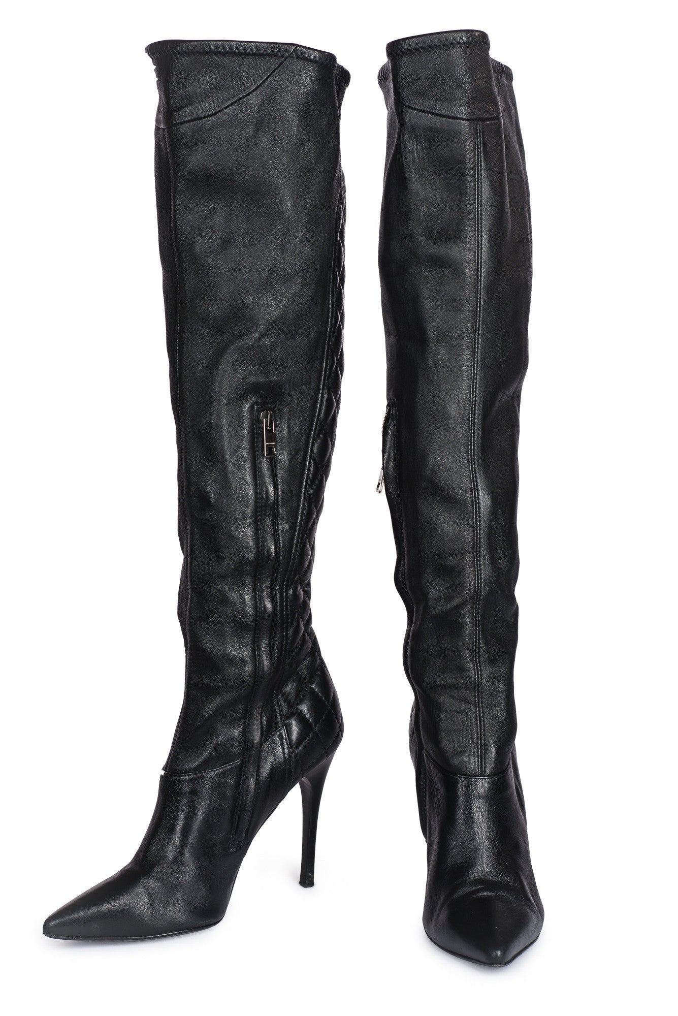 burberry thigh boots