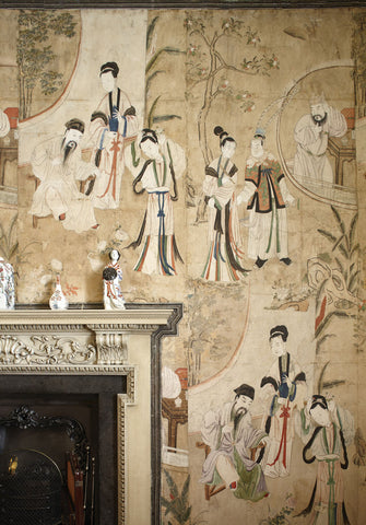 Classic Chinese wallpaper design in English Castle