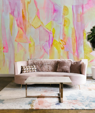 Modern abstract wallpaper design by Vivian Ferne