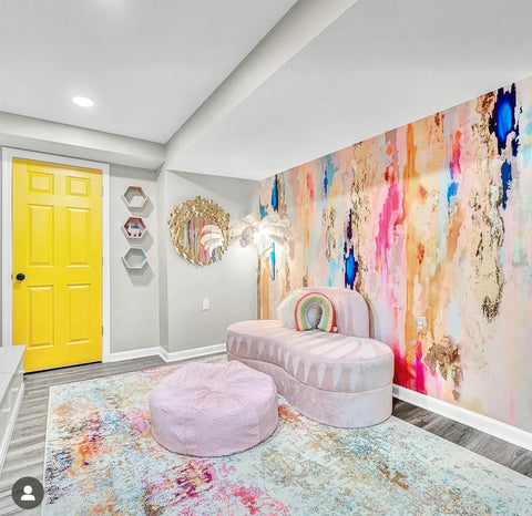 Kids Bedroom - Interior Design Ideas - Colorful Wallpaper and Furniture