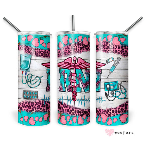 12oz Blue and Pink Stripes Floral Kids Skinny Tumbler – Mpressedz