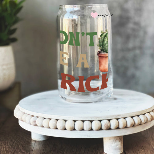 Mason Jar Travel Mug- Don't Be A Prick