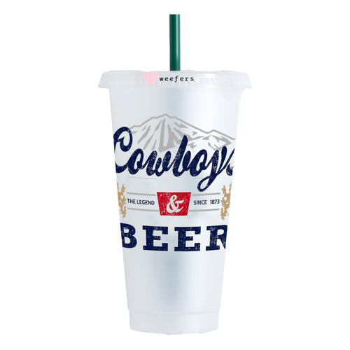 20oz Skinny Tumbler Wrap - Western Cow Print - Weefers