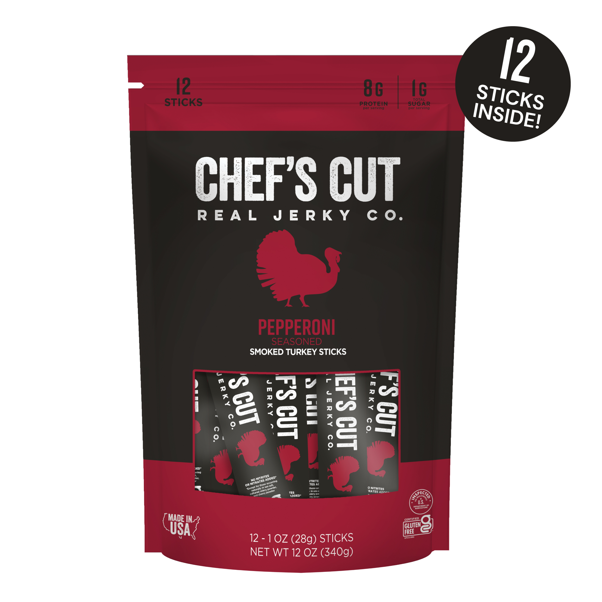 Turkey Pepperoni - Chefs Cut Real Jerky Co product image