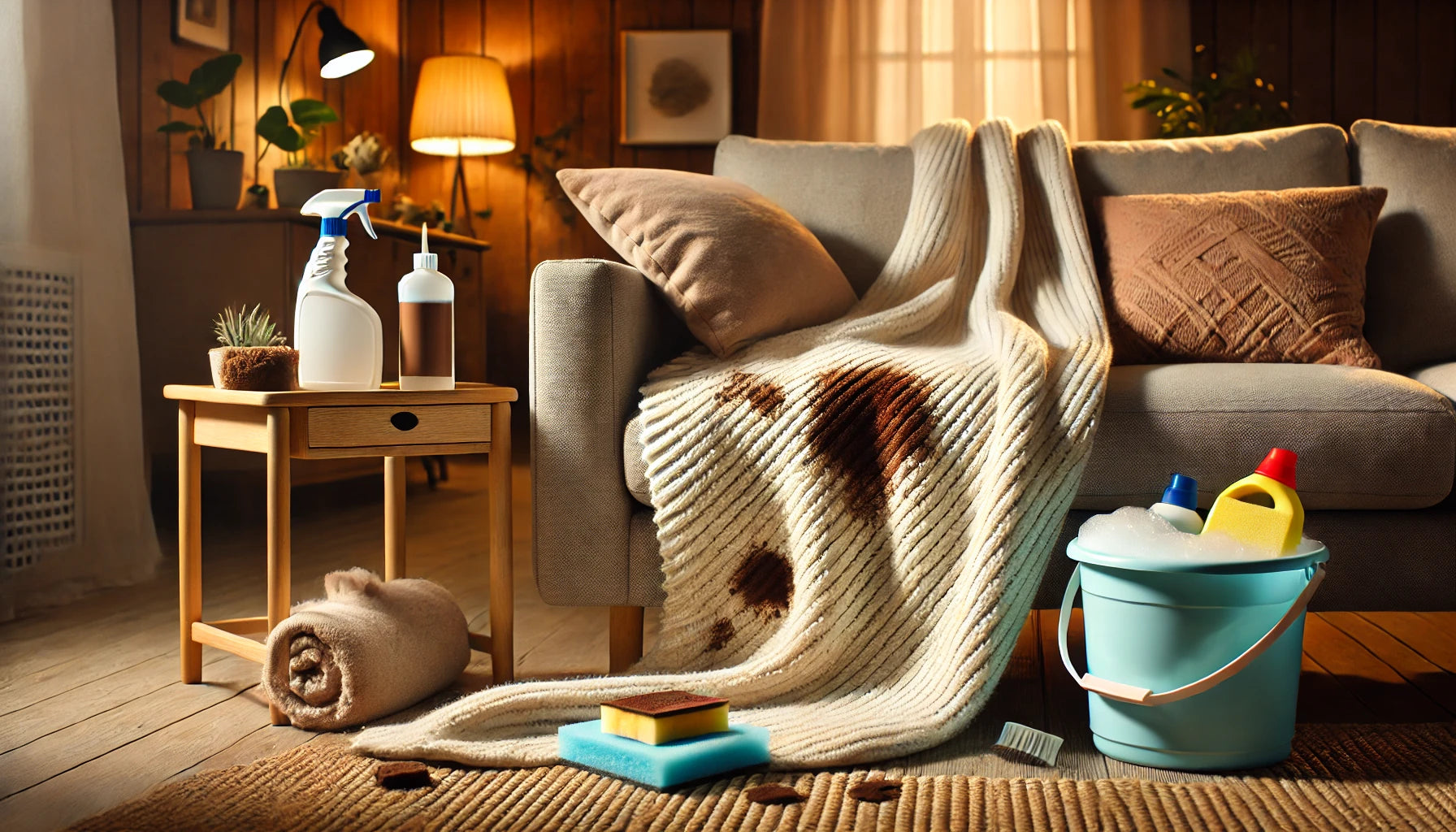 Tesco ochre throw sales