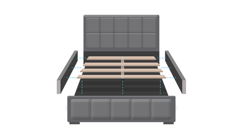 puffy bed frame manual