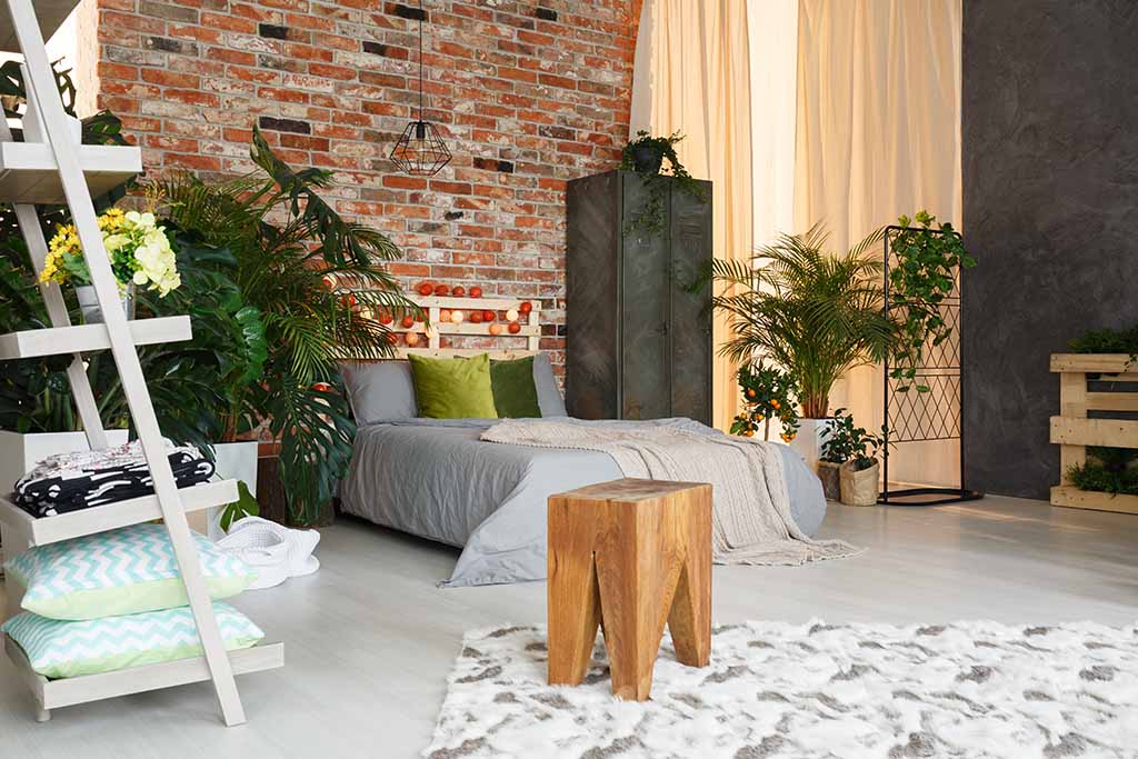 5 Tips for Creating an Industrial Bedroom - Experiment with Textures