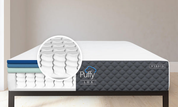 Puffy Lux Hybrid Mattress Has Contour-Adapt Coil Technology