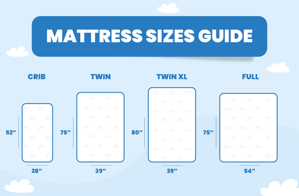 youth bed mattress measurements