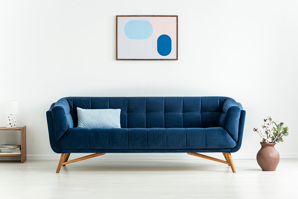 home decor, deep blue furniture