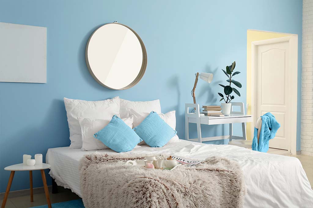 Powder Blue Bedroom Paint