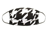 Face mask for parents - Black and White Houndstooth