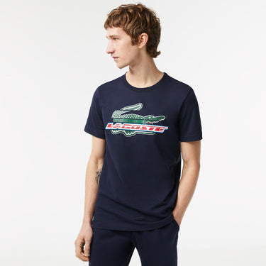 Cotton Jersey Sport T-shirt Navy Blue – rue de can