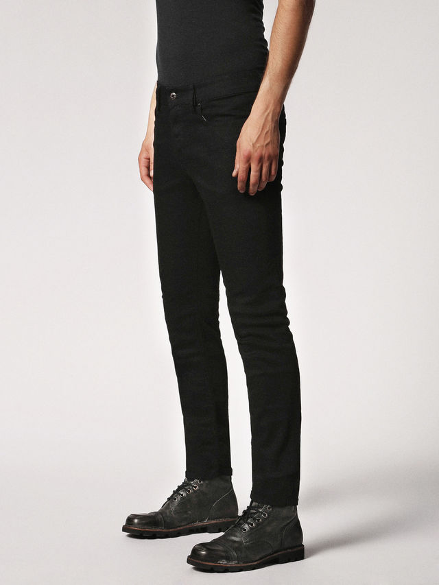 diesel sleenker skinny jeans black 0886z