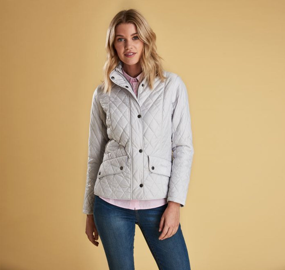 ice white barbour jacket