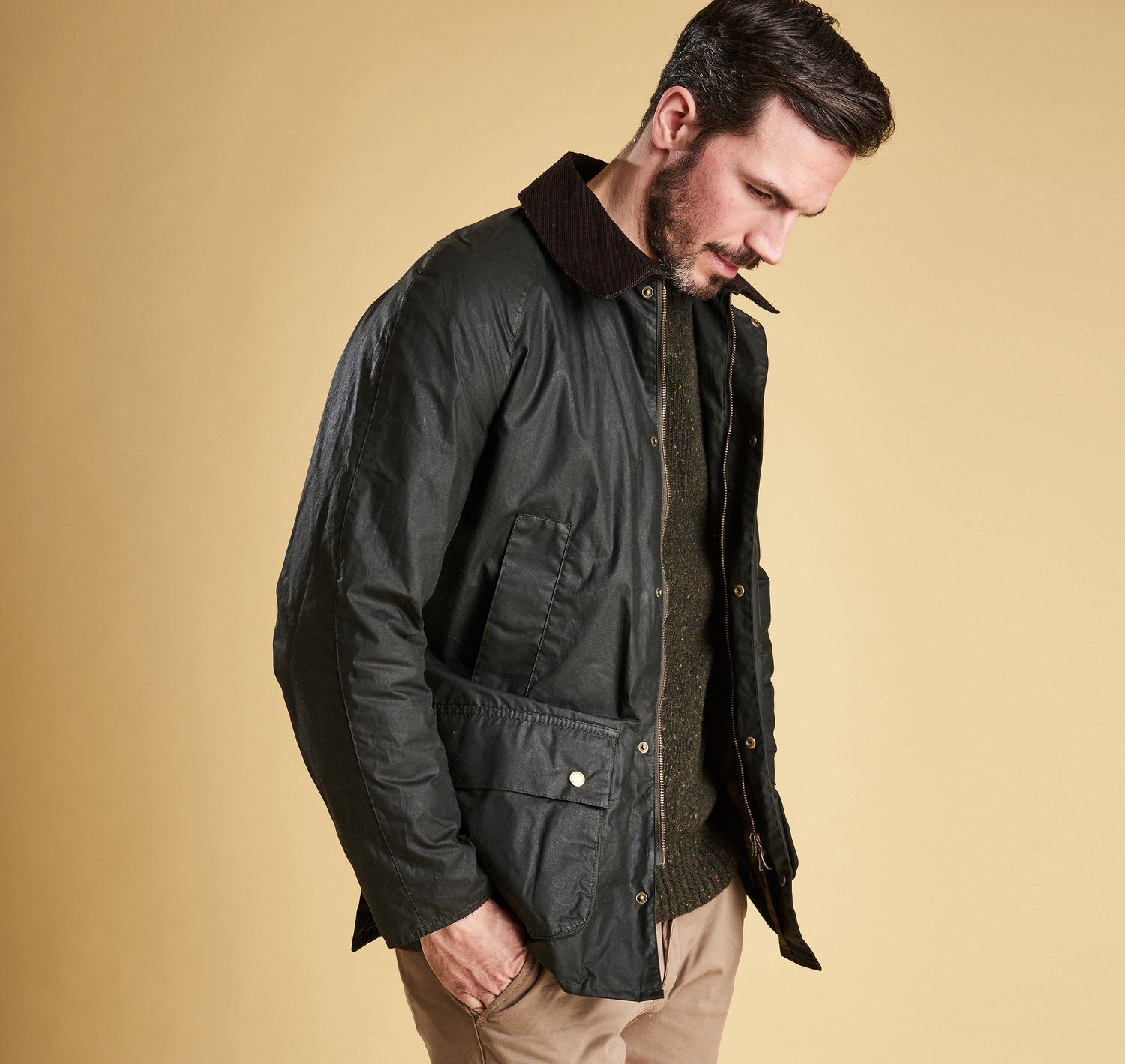 barbour lightweight ashby wax jacket