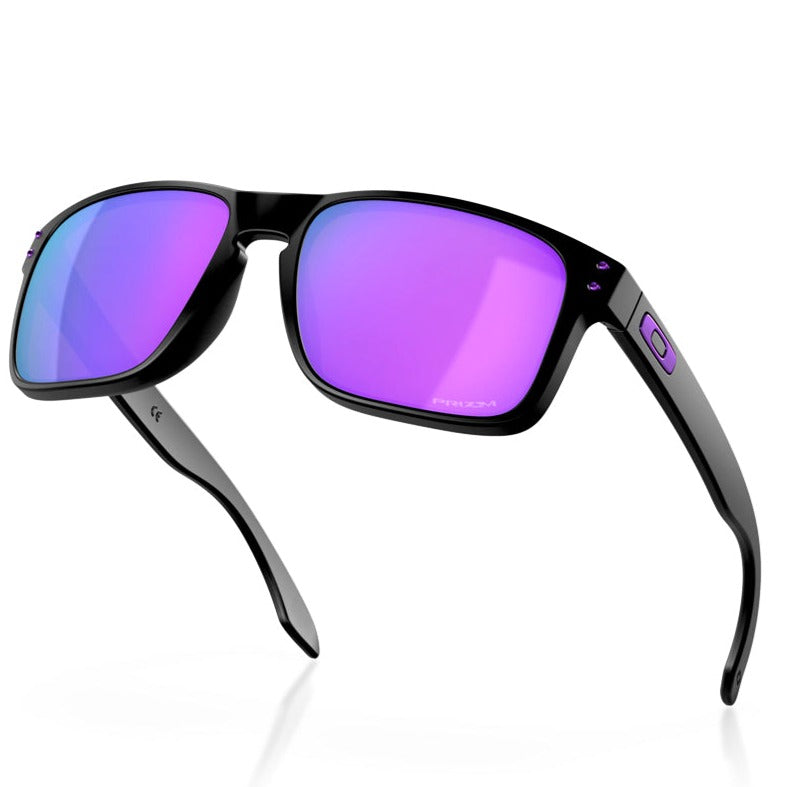 OAKLEY HOLBROOK MATTE BLACK W/ PRIZM VIOLET – rue de can