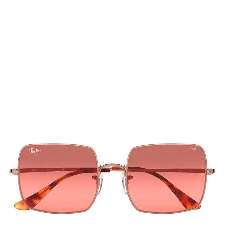 RAY-BAN SQUARE 1971 WASHED EVOLVE RB1971 RED PHOTOCHROMIC EVOLVE – rue de  can