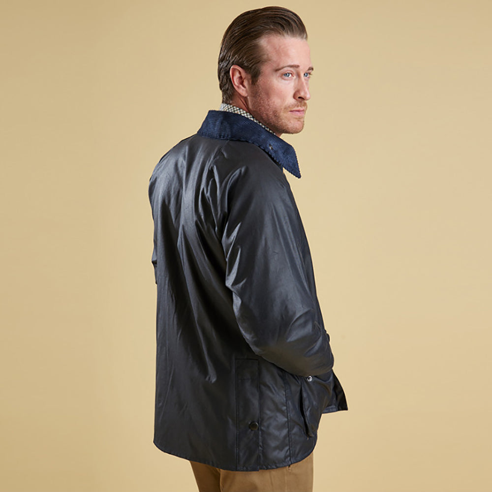 barbour bedale jacket navy