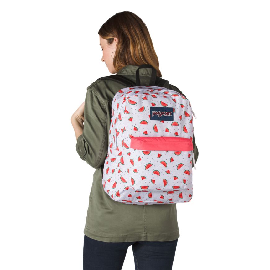 watermelon jansport backpack