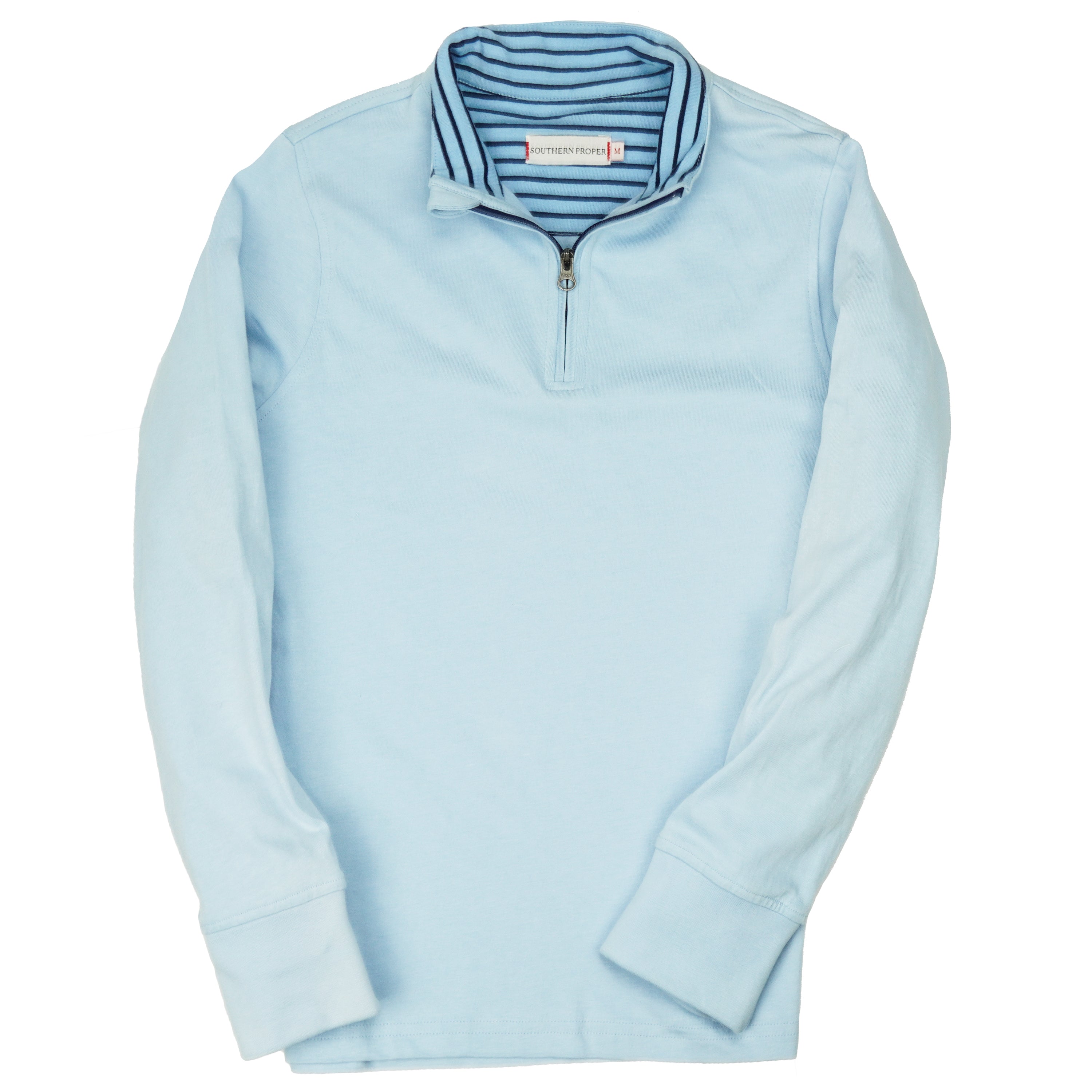 Boys - Gates Quarter Zip: Porch Blue