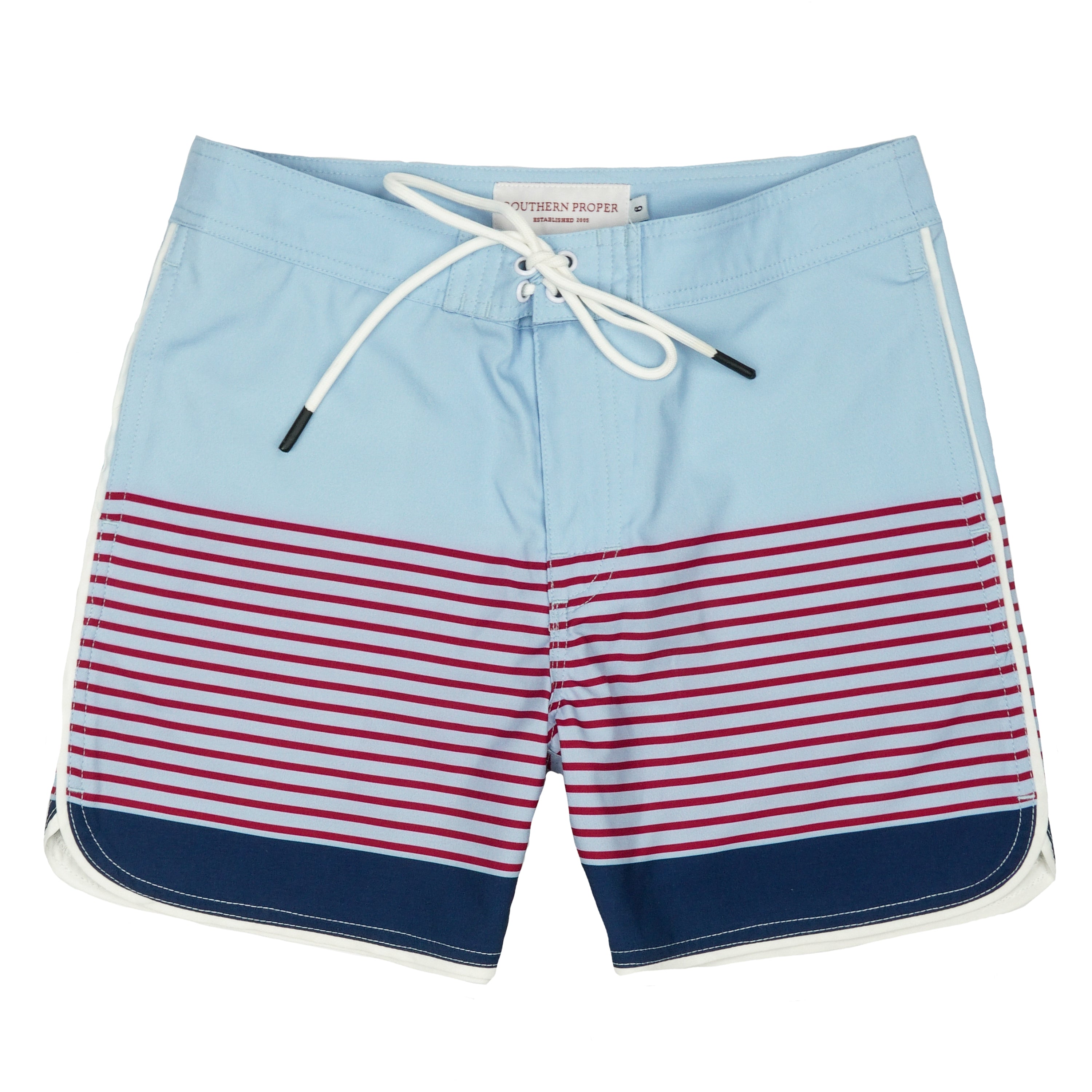 Boys - Seaside Swim Short: Skyway Stripe