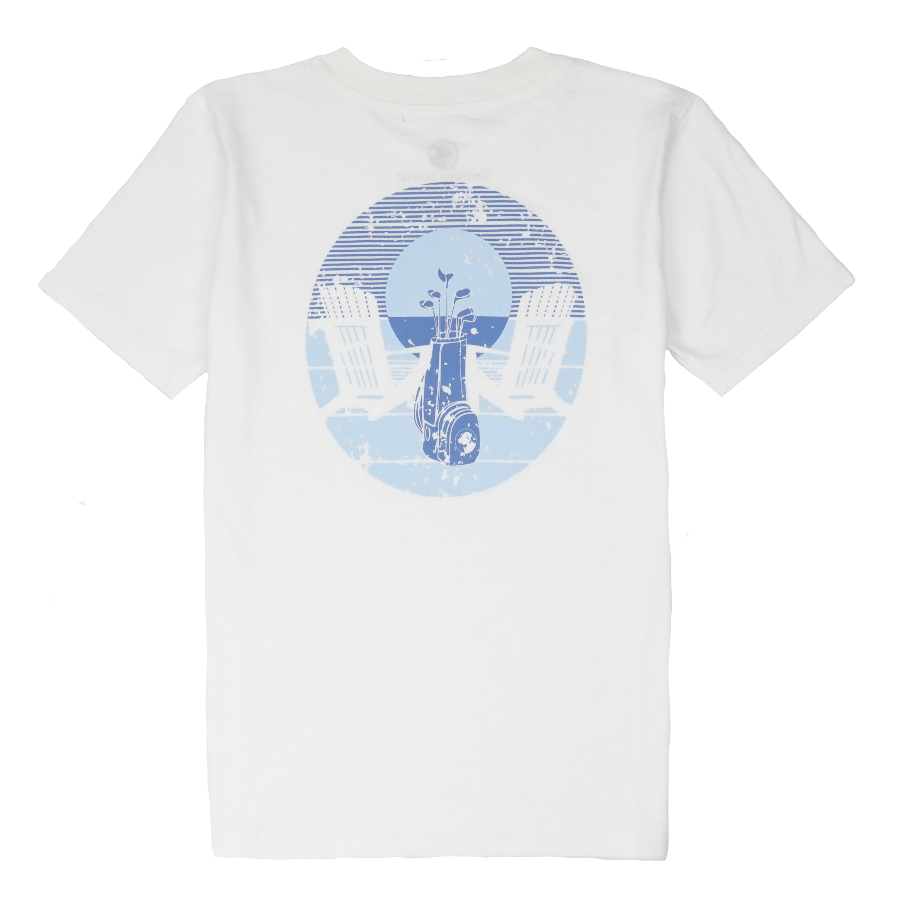 Boys - Porch Swinging Tee: White