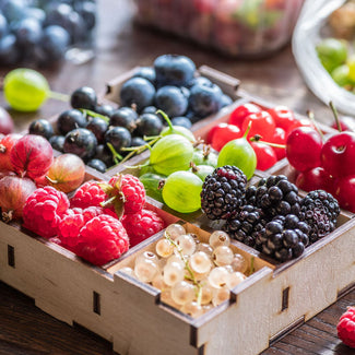 Fresh Picked Berries From California Garden