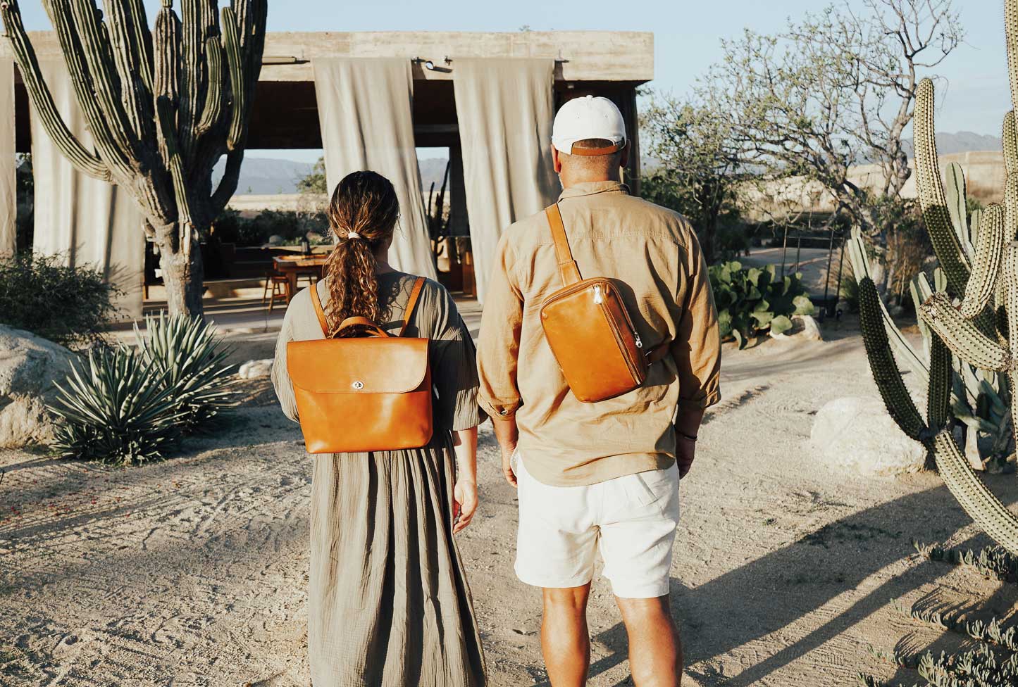 Ethically Crafted Sustainable Leather / Addis Leather Passport Holder / Rust Brown / Genuine Full Grain Leather / Parker Clay / Certified B Corp