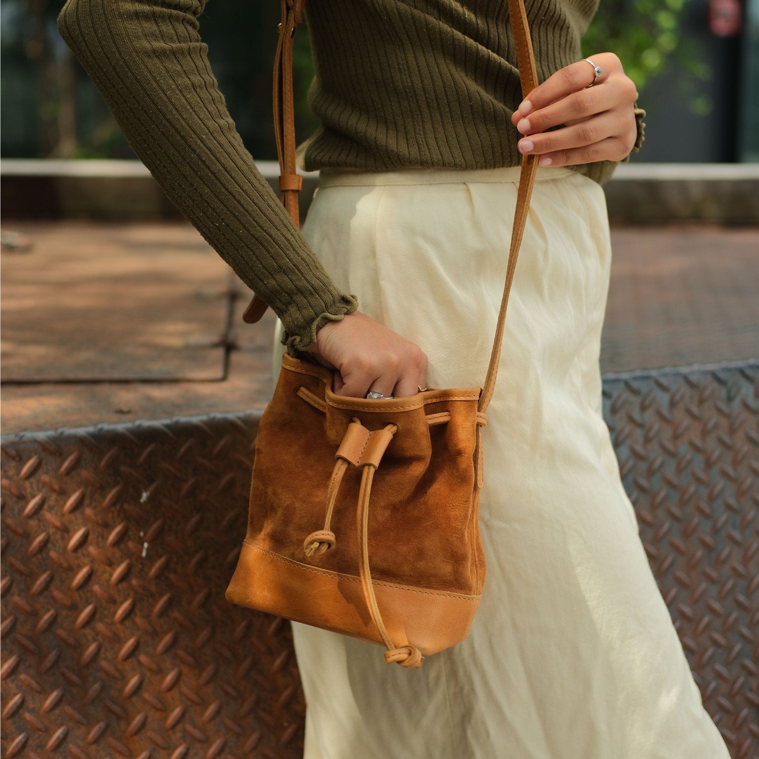 Ethically Crafted Sustainable Leather / Soto Belt Bag / Jade / Genuine Full Grain Leather / Parker Clay / Certified B Corp