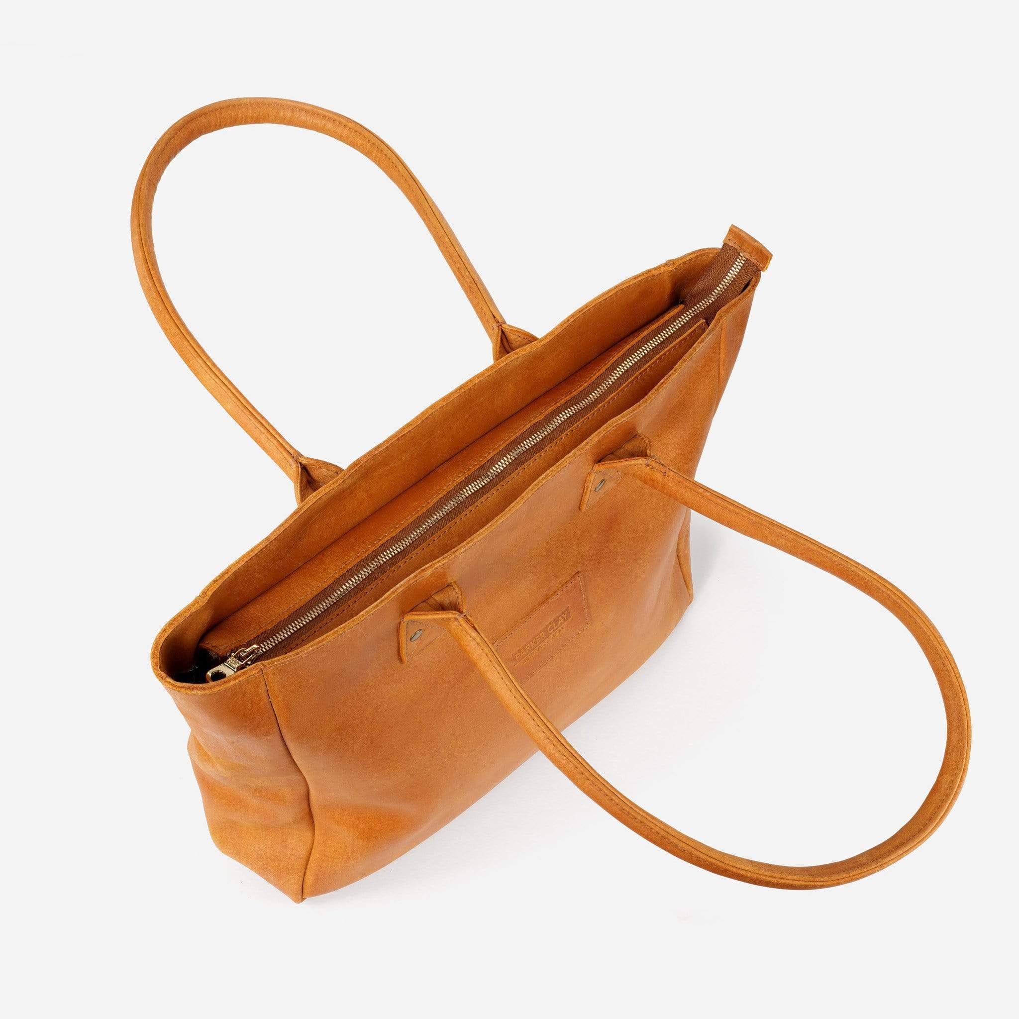 Ethically Crafted Sustainable Leather / Shoulder Strap for Handbags / Rust Brown / Genuine Full Grain Leather / Parker Clay