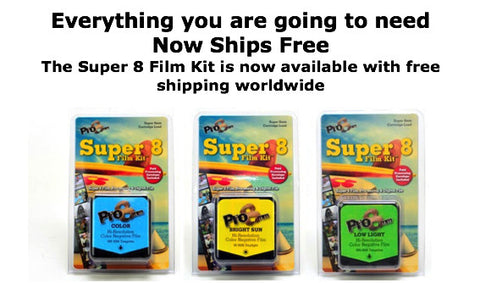 Each Super 8 Film kit is a complete workflow