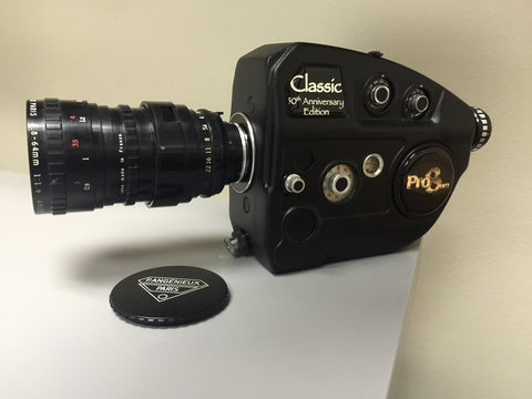 Classic Pro Super 8 Camera 50th Anniversary Edition in Matte Black