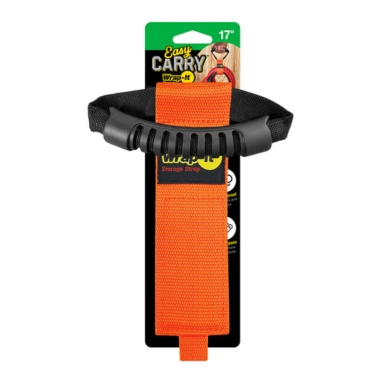 Wrap-It Easy- Carry Storage Strap, 22 inch x 2.5 inch, Blaze Orange - 100-H-22ORX