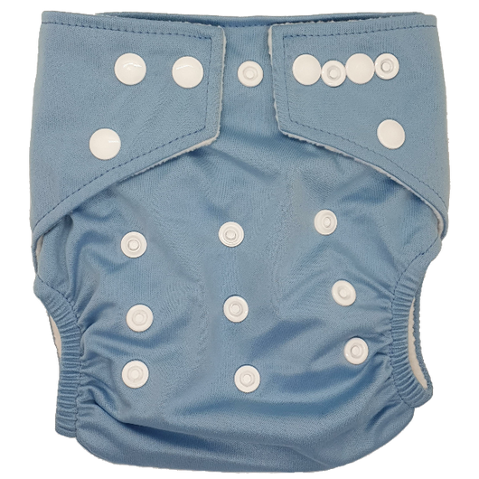 Hippybottomus Stay Dry Bamboo Cloth Nappy - Blue