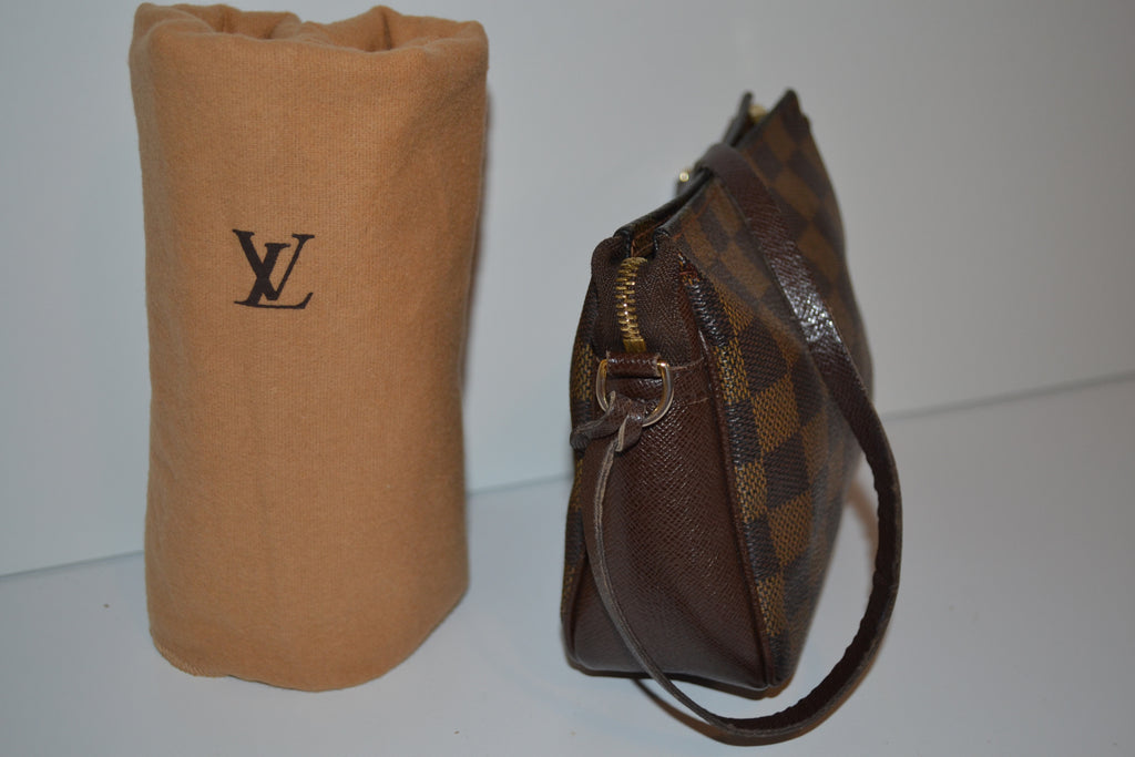 Authentic Louis Vuitton Damier Ebene Truth Accessories Pouch Clutch Ba – Luxury Handbags For Less