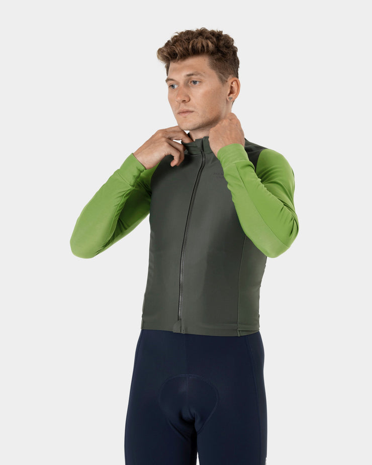 PNS Mechanism Men's Thermal Longsleeve Jersey Ivy Green | Maats